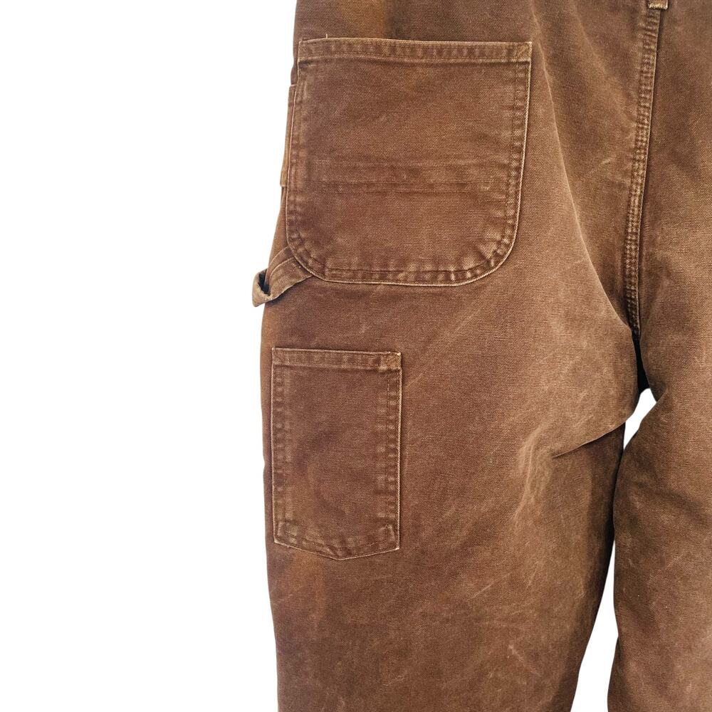 VTG Carhartt Double Knee Carpenter Pants Quilted 44x30 Workwear Grunge Thrashed - Picture 6 of 16